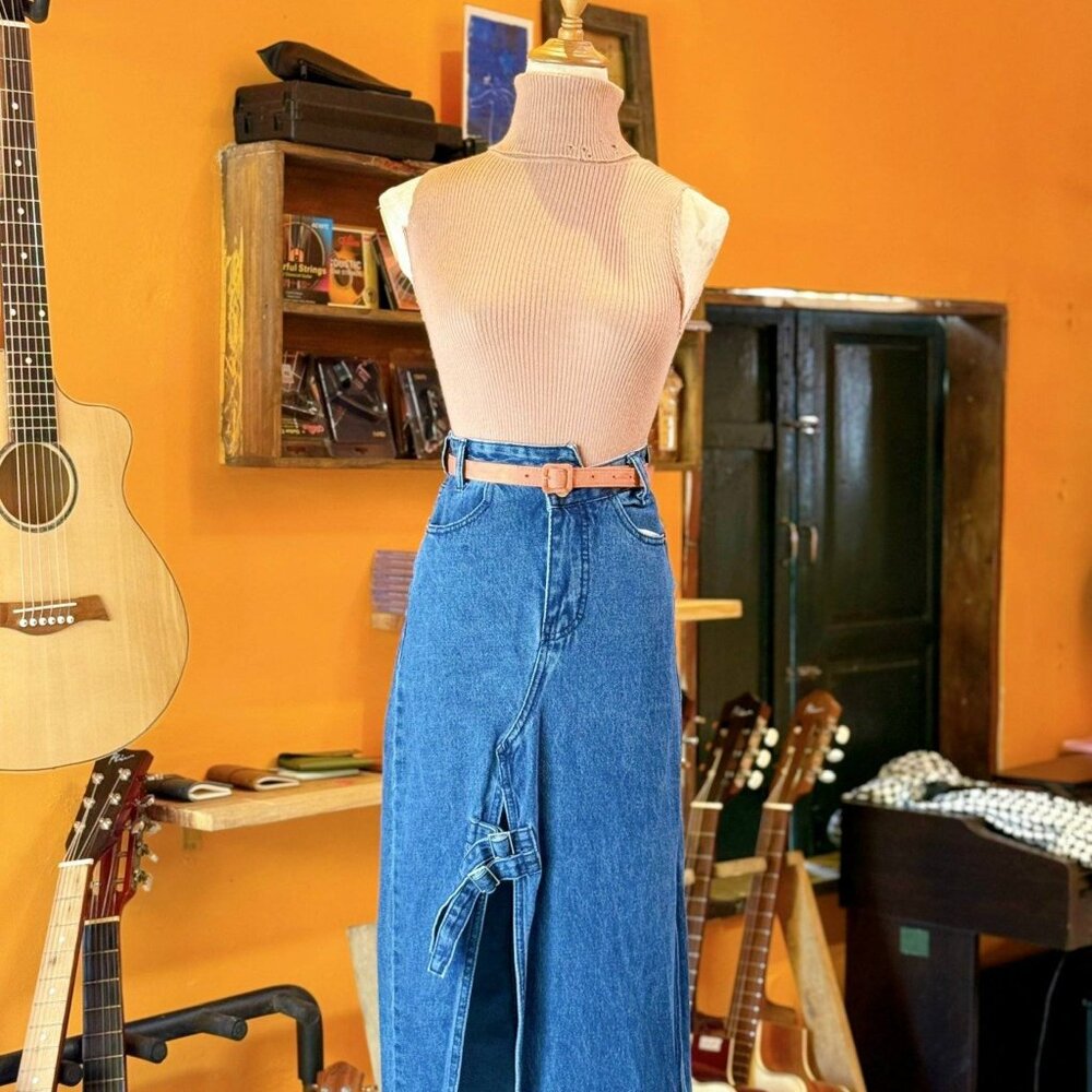 Blush Pink Ribbed Turtleneck Tank Top Sleeveless